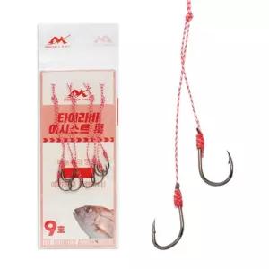 DK 타이라바 롱 어시스트 훅 9호 4개입 참돔바늘