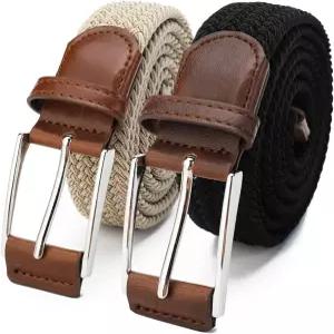 글리츠올 엘라스틱 남성 스트레치 벨트 골프 바지 셔츠 청바지용 직조 웹 사이즈 최대 57