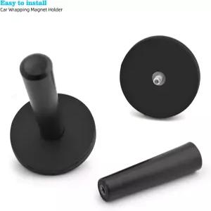 자동차용 EHDIS 비닐 랩 자석 간판 자동차 및 공예 제작 팩 4개용 블랙 홀더 창문 틴트 도구