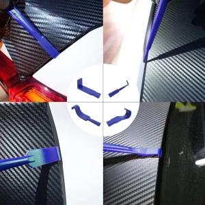 창문 필름 설치용 스판노 비닐 랩 도구 키트 틴트 7PCS 프로 틴팅 스틱 스퀴지 펠트 장갑 프렌치 테리