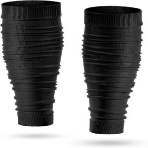 남자 축구용 카시트 종아리 압박 슬리브 여자 유소년 선수 러닝용 다리 소매 탄력 지지 양말