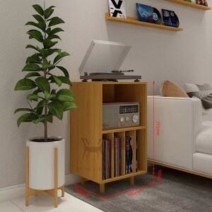 오디오 협탁 진열장 캐비닛 우드 레코드 보관함 선반 턴테이블 LP장 수납장 정리함 콘솔