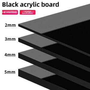 미러 라이트 블랙 보드 반사 맞춤 프로젝트 DIY 시트 플레이트 공예 메타크릴레이트