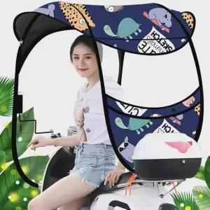 자전거지붕 캐노피 차양막 커버 바람막이 바이크 비막이