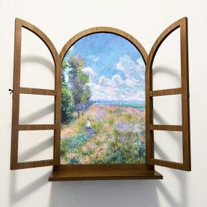 창문 인테리어 촬영 카페 거울 소품 창틀 벽장식