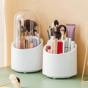 360 회전 메이크업 met 화장대선반 욕실 상자 박스 연필꽂이 브러쉬 펜꽂이