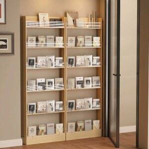 문뒤선반 원룸 벽선반 3단 원목 다용도 40 얇은책장 좁은공간 A 다층