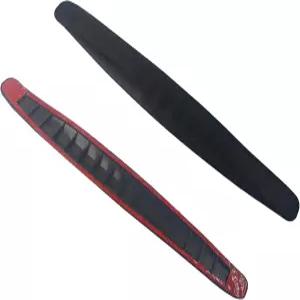 AUXBC 2Pcs 유니버설 자동차 범퍼 가드 스트립 프론트 리어 코너 프로텍터 트림 긁힘 방지 에지 SUV 픽업