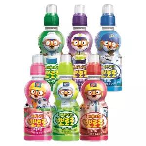 [팔도][30개] 뽀로로 음료수 6종 5개씩 (사과,딸기,밀크 등)