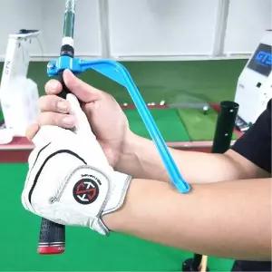 [골드스마일]파란색 각도 실내 도구 자세 연습 스윙자세 골프자세기