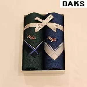 [하프클럽/닥스ACC]  DEO106 남녀2매 선염 손수건 세트