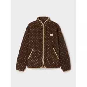후아유 Dot Pattern Fleece Jacket WHMZF4V61F 133729