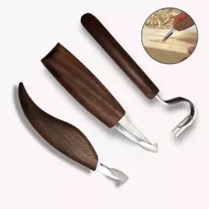 호두나무 우드 카빙 3종세트 DIY 목공예 취미 조각 나무조각 우드카빙