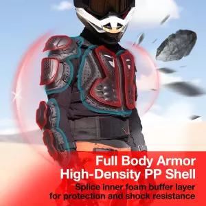 맨 모터크로스 더트 바이크 MTB ATV용 장갑 가슴 및 등 보호 장비가 장착된 스코이코 모터사이클 재킷