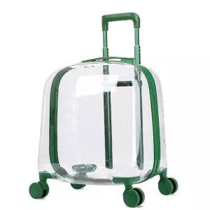 강아지 캐리어 산책 고양이 가방 투명 휴대용 앞가방 이동장 켄넬 반려견