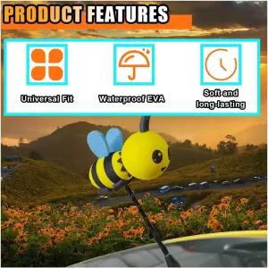 해피비 자동차 안테나 토퍼 귀여운 비 볼 주차장에서 쉽게 찾을 수 있는 차량용 트럭 SUV용 유니버설 외장