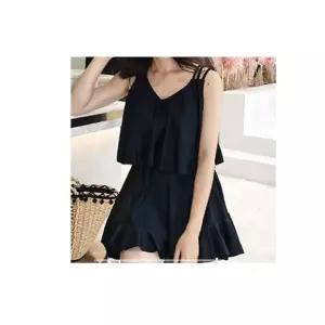 래쉬가드 다크니스 플래어 원피스 수영복