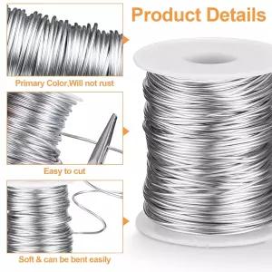 케닝 5사이즈 주얼리 와이어 9 12 18 20 22게이지 알루미늄 금속 키트 제작 공예용 비딩 굽힘 케이블 조각