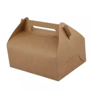 카페종이상자빵 비누핸들박스 접이식 손잡이 선물 포장 상자 대형 크라프트