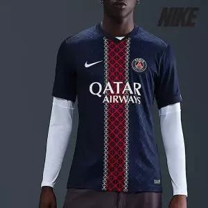 [나이키] 축구 반팔티 /e5- HJ4593-411 / 남성 파리 생제르맹 25-26 스타디움 홈 축구 반팔 저지