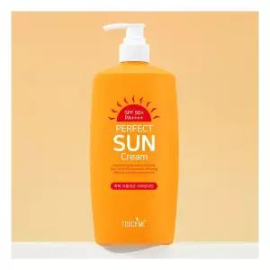 보습관리 터치미 초대용량 500ml 선크림 퍼펙트 자외선 차단 데일리 2중 기능성 SPF50안티에이징 주름개선