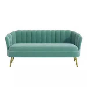 북유럽 벨벳소파 쇼파 3인 디자인 노르딕 옷가게 인테리어