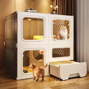 고양이 홈 반려동물 하우스 인테리어 캐비닛 빌라 케이지 화장실 숨숨집
