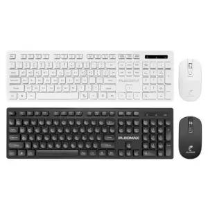 플레오맥스 AVEC-WMK210 무선 키보드 마우스 세트 (블랙 화이트)