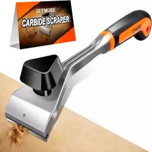 제트모어 카바이드 스크레이퍼 헤비 듀티 2-3/8인치 튼튼한 바닥 목재용 페인트 도구 콘크리트 캐비닛 가구