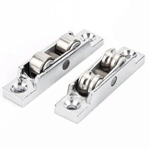 4PCS 77 88 유형 슬라이딩 푸시 밸런스 도르래 각도 조정 캐비닛 이중 아연 도어 합금