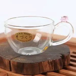 [콩심팥심]보이차 음료잔 튼튼한 유리컵세트 투명유리컵 강화유리