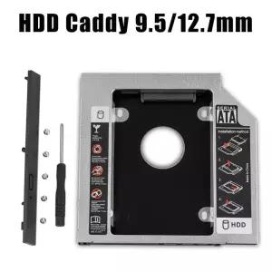 HDD SSD 캐디 어댑터 SATA 3.0 인터페이스 노트북 하드 디스크 홀더 CD DVD ROM 광학 베이용 9.5/12.7mm