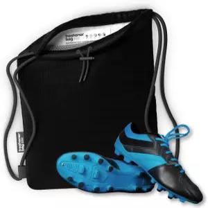 SmellWell 프레시너 백 XL ？ 블랙 여행용 신발 가방 골프 활성 대나무 이 포함된 클리트 냄새 제거 및 습기