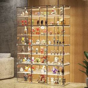 LED 진열장 장식장 아크릴 led 장난감케이스 투명 보관함