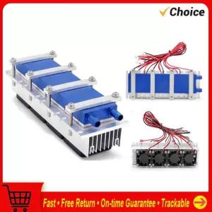 288W/144W 열전기 펠티어 냉동 냉각기 12VDC 30A/15A 반도체 냉각 시스템 DIY 에어컨 팬용