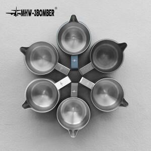 MHW-3BOMBER 350ml 터보 우유 Frothing 투수 김이 나는 전문 거품 주전자 홈 바리스타 주방 액세서리