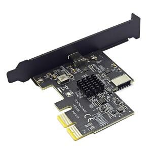 USB3.2 GEN2 10Gbps ASM3142 칩 PCI Express X2 - Type-E + 확장 카드 USB-C 어댑터 데스크탑용 추가