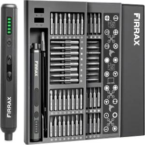 미니 전기 드라이버 세트 5개의 토크 설정 64비트 LED 조명 PC 전화 카메라용 파워 수리 도구 키트를 갖춘