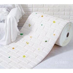 접착식 도배 셀프 방수 벽지 폼블럭 시트지 방꾸미기