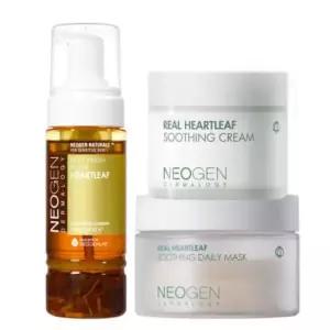 보습관리 네오젠 하트리프 수딩 수분 크림 마스크 클렌징폼 3종