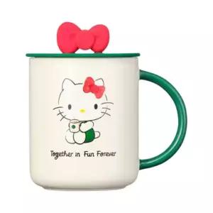 [정품] Starbucks x Hello Kitty Ribbon Lid Seramic Mug 473ml 스타벅스 헬로 키티 리본 리드 세라믹 머그
