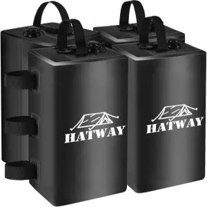 해트웨이 캐노피 웨이트 132파운드 워터 백 세트 팝업 가제보 텐트-4 * 15L-블랙용 다리 4종