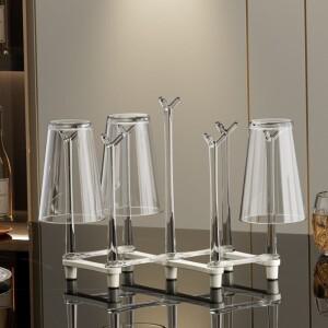 개폐식 컵 건조 랙 음료수 병 배수 스탠드 비닐 봉지 건조기 주방 조리대용 미끄럼 방지 바닥