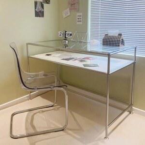 인테리어 테이블 모듈 모던 사각 심플 네일샵 거실 데스크