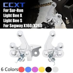 전기 모토크로스 CNC 풋 페그 고정 브래킷 레스트 페달 마운트 지지대 Surron Light Bee X S Segway X160