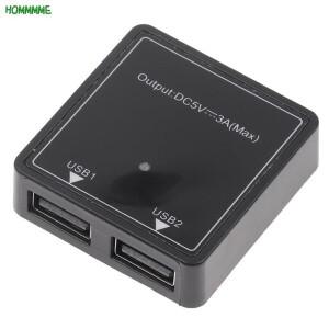 태양 전지 패널 파워 뱅크 듀얼 USB 충전 전압 컨트롤러 레귤레이터 충전기 4.27x4.18x1.27cm 5V 3A