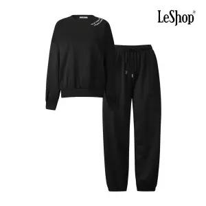 [롯데백화점]르샵 하프 자수 맨투맨 티 앤 팬츠 셋업 BQ3ST004A