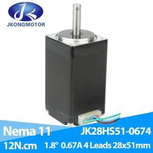 Nema 11 스테퍼 모터 51mm 0.67A 1.8 deg 12Ncm(17oz.in) 4 리드 스텝 DIY CNC XYZ 3D 프린터 용