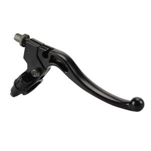 바이크 오토바이 블랙 왼쪽 브레이크 클러치 레버 혼다 호환 CRF XR 80 100 XR200 SSR 50cc-150cc 핏 자전