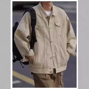 원더우면 데님 남성 캐주얼 빈티지 가을 아우터 청자켓 오버핏 재킷 시크 주니어 OPH3